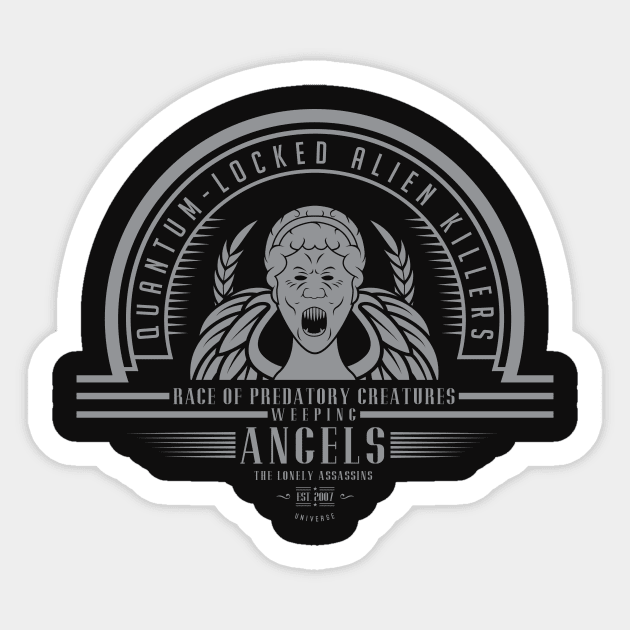 Weeping Angels Sticker by manospd